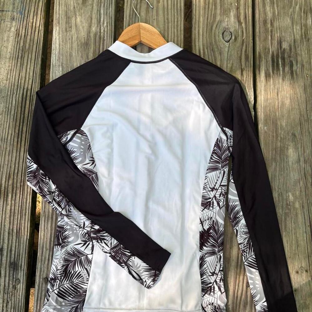 Actleis womens long sleeve raglan rash